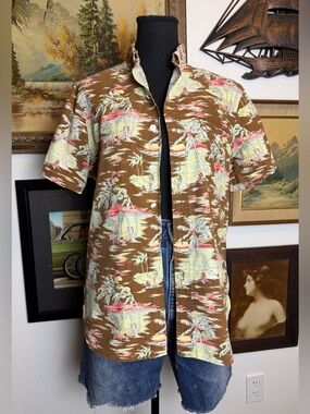 Vintage Ralph Lauren Classic Hawaiian Shirt Men's Small